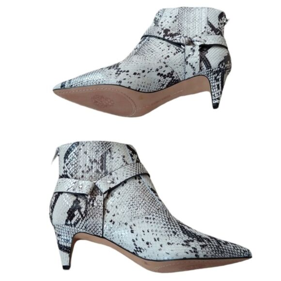 NWOT Vince Camuto Merrie snake Print Ankle Bootie - Picture 6 of 11
